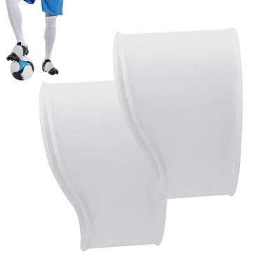 Imagem de Capas de renda para chuteiras de futebol, Capa de renda para chuteiras de futebol - 2 faixas de cadarço de sapato de silicone,Grampo de futebol capa de renda faixa de sapato de futebol jovem adulto pa