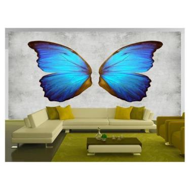 Imagem de Papel De Parede 3D Arte Asas Selfie Insta Cores 3,5M Tra357 - Você Dec