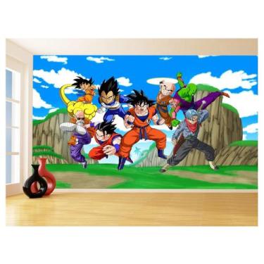 Imagem de Papel De Parede Dragon Ball Goku Vegeta Anime 3,5M Dbz467 - Você Decor
