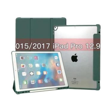 Imagem de Capa Para iPad pro 12.9 Edição 2017 Com Tecla Home E Suporte Para Lápi