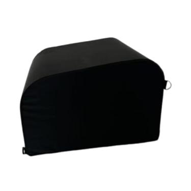 Imagem de menolana Máquina de impulso de quadril, ponte de glúteos, equipamento de ginástica multifuncional, banco de couro PU, caixa de treino para saltos para adultos, Preto