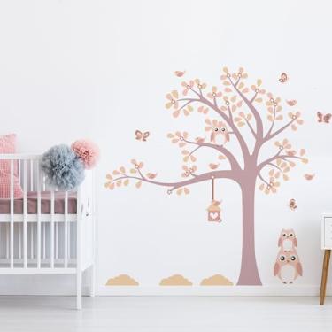 Imagem de Adesivo de Parede Árvore Infantil Coruja Baby Outono