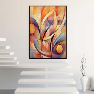 Imagem de Quadros Decorativos com Moldura Jesus eu Sou o Caminho Salmo Sala Quarto Kit Conjunto 2