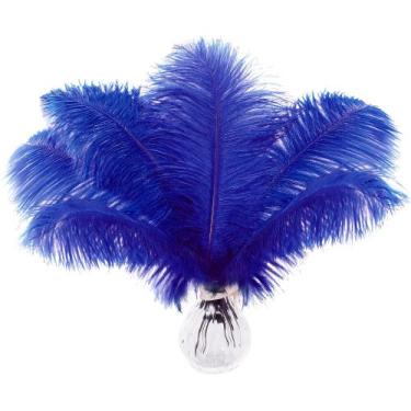 Imagem de Craft Ostrich Feathers Soarer Royal Blue 15 unidades 30-35 cm