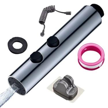 Imagem de Chuveirinho De Bidê Para Sanitário - Acessório De Aço Inoxidável Com Mangueira | Chuveiro De Banheiro Com Pressão De Água Ajustável | Para Higiene Íntima Lavagem E Limpeza De Animais