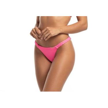 Imagem de Calcinha Biquíni Tranças 5 Pontas Lisa Fio Duplo - Cor De Cacau, GG, R