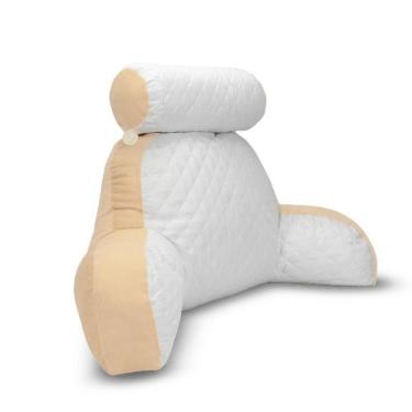Imagem de Almofada Encosto Para Dores nas Costas Com Apoio Lombar E Braços Melho
