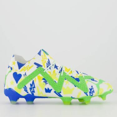 Imagem de Chuteira Puma Future Ultimate Neymar NJr FG/AG Campo Branca-Masculino