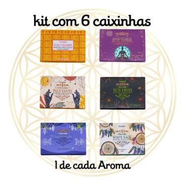 Imagem de KIT C/6 Defumadores Indiano Hindu Goloka