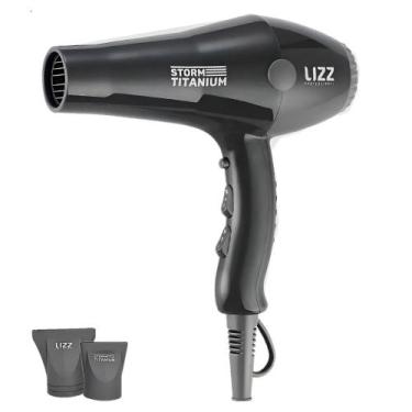 Imagem de Secador De Cabelo Lizz Storm Titanium 2400W, Cinza, 220V