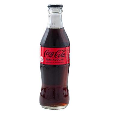 Imagem de Refrigerante Sem Açúcar Coca-Cola Mini Vidro 250ml