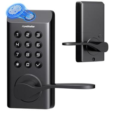 Imagem de Fechadura de porta de entrada com impressão digital