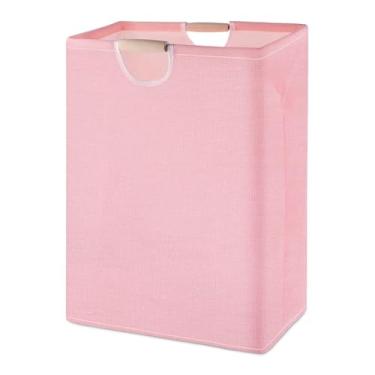 Imagem de Cestas de roupa grandes de 60 L com alças, cesto de roupa suja dobrável para roupas, cesto de roupa suja para quarto, banheiro, dormitório, lavanderia 39 cm C x 27 cm L x 53 cm (Arosa)