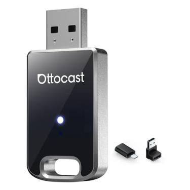 Imagem de OTTOCAST Mini Adaptador Carplay sem fio 2026 e adaptador automotivo sem fio para Android