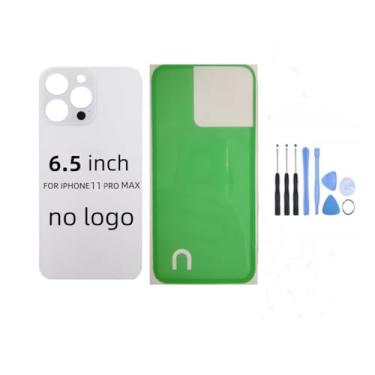 Imagem de STYCES Substituição de vidro da tampa traseira traseira para iPhone 11pro de 5,8 polegadas e para iPhone 11promax 6,5 polegadas (sem logotipo), com kit de ferramentas de reparo, adesivo pré-instalado