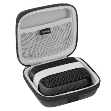 Imagem de Geekria Capa protetora para alto-falante compatível com Go 4/3/3 Eco Cover, capa rígida de substituição para alto-falante portátil, bolsa de transporte protetora com armazenamento de cabos