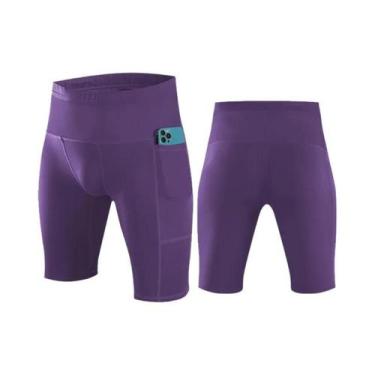 Imagem de Leggings Esportivas Masculinas De Secagem Rápida, Shorts De Basquete, 