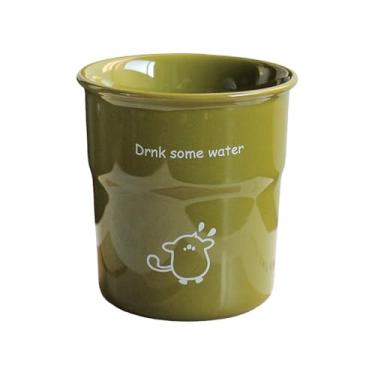 Imagem de SiaBiced Cafeteira de Cerâmica Multifuncional para Leite, Chá E água, Ideal para Casa, Escritório E Quarto, Verde, Tamanho real