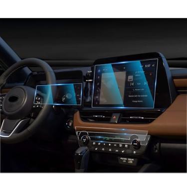 Imagem de CDEFG Protetor de tela para Subaru Outback 2026 - 3 peças de vidro temperado HD - 12,1 polegadas e 12,3 polegadas e A/C- 2026 Outback Touchscreen & Dash & A/C Acessórios