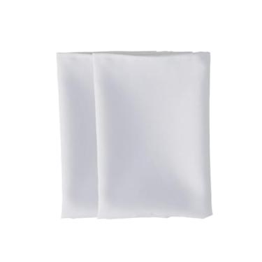 Imagem de Kit Guardanapo de Tecido 4|6|8|10 unidades Tecido Oxford 35cm x 35cm Cores Lisas Natal Festas, Lavável e Durável para Mesa Brasileira(Branco,8 unidades)