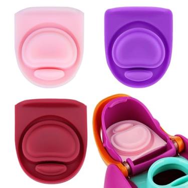 Imagem de ZONBBEE 3 peças de rolha de substituição de vedação de borracha compatível com Owala Freesip16/19/24/32/1,134 g tampa de bico, junta de garrafa de água de silicone para inserção de tampa de vedação