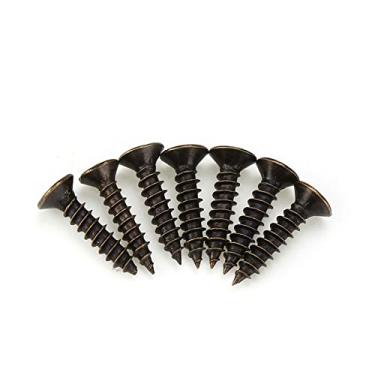 Imagem de SPYMINNPOO Trava de Fechadura de Porta de Segurança, Proteção Segura para Serviços Domésticos, Fácil Instalação para Armário, Guarda-roupa, Liga de Zinco (Fivela grande anti-roubo em bronze)