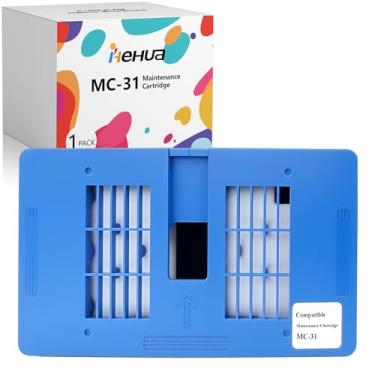 Imagem de hehua Cartucho de manutenção MC31 MC-31 (pacote com 1) compatível com Canon imagePROGRAF Ta-20 Ta-30 para Canon imagePROGRAF TM-200 TM-205 TA-20 TA-30 TM-300 TM-305 TM-5200 TM-5205 TM-53000 TM-53 05