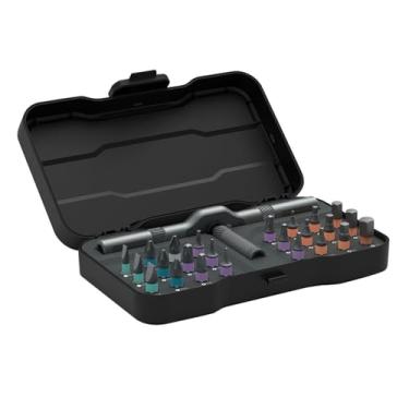 Imagem de Hilitand Conjunto de Chave de Fenda de Catraca 24 Em 1 Kit de Chave de Fenda Magnética de de Catraca de Precisão Com Alça Removível para Móveis, Conserto de Eletrodomésticos