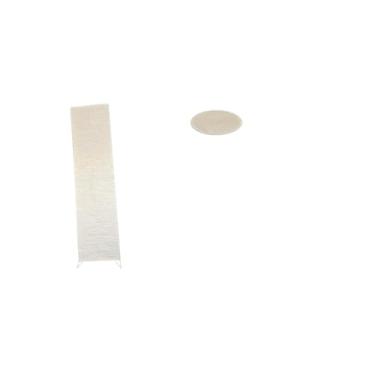 Imagem de Whtkoph Abajur de Papel para Sala de Estar com Capa para Luminária de Chão E Tapete Redondo de 60 Cm para áreas Internas, Tapete de Cabeceira com Base Antider