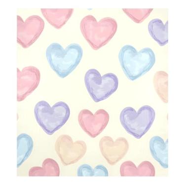 Imagem de Blueangle Coração Dia dos Namorados, capa magnética para lava-louças, decoração frontal da capa da máquina de lavar louça, adesivos de eletrodomésticos, adesivos de eletrodomésticos, 58 cm C x 66 cm