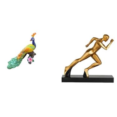 Imagem de Whtkoph Escultura para Corredor, Figura Decorativa, Ornamento de Jardim, Estátua de Arte Abstrata para Decoração de Casa, Entrada, Pátio Ou Mesa.