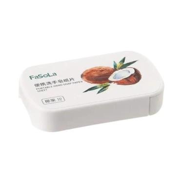 Imagem de Mini Sabonetes Descartáveis Portáteis Com Aroma De Morango Para Higien