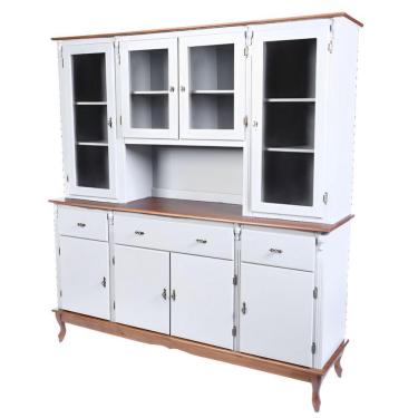 Imagem de Arca Oratório Sevilha Clássica De Madeira Com 8 Portas, 3 Gavetas E Pés Luiz Xv ? Imbuia Glazer