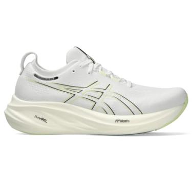 Imagem de ASICS Tênis de corrida masculino GEL-NIMBUS 26, Branco/bétula, 9.5 X-Wide