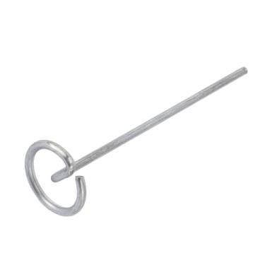 Imagem de 30 peças de estacas de gramado, estacas de jardim de metal, pinos de paisagem, pontas de solo, reutilizáveis, pinos de rede de cerca superior circular com forte aderência, pinos de barraca para