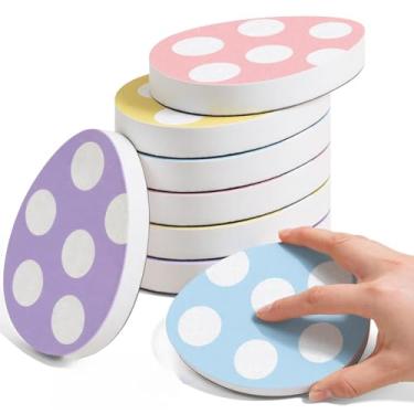 Imagem de Kolldenn 8 peças de borracha de quadro branco apagável a seco magnético para sala de aula, quadro negro, decoração de quadro de avisos para sala de aula, decoração de escritório (coelho)