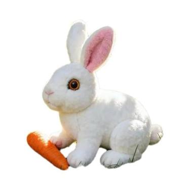 Imagem de Brinquedo De Pelúcia Mini Coelho Realista De 16CM, Kawaii, Com Orelhas