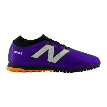 Imagem de Chuteira Society New Balance Tekela Magique V4+ Masculino Azul e Preto-Masculino