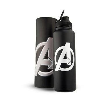 Imagem de Garrafa Térmica Big Hero 1 Litro Inox Vingadores Marvel-Unissex