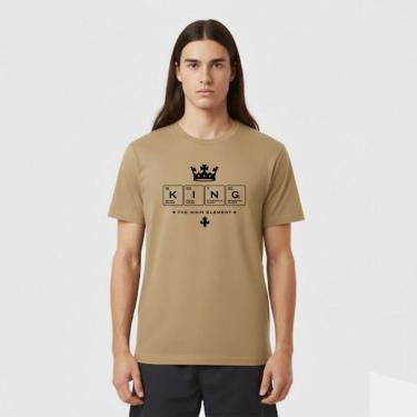 Imagem de Camiseta Masculina Algodão Premium KING TABELA PERIODICA-Masculino