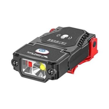 Imagem de Lanterna De Cabeça LED Recarregável USB Com Sensor, Super Brilhante E 