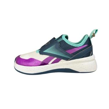 Imagem de Reebok Tênis infantil Zig Dynamica 5 de renda elástica para meninas, Roxo crepúsculo/rosa verdadeiro/rosa astro, 10.5 Little Kid