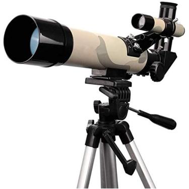 Imagem de pcagfaajmh Telescópios telescópio astronômico HD de alta potência para estudantes, apresentações populares, telescópio portátil para crianças iniciantes