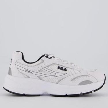 Imagem de Tênis Fila Runner 2K Feminino Branco e Preto-Feminino