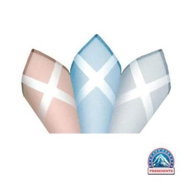 Imagem de Lenços Presidente 1244 Contém 3 Unidades - 100% algodão-Masculino