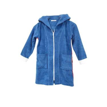 Imagem de Roupão Infantil Atoalhado Manga Longa com Zíper - Ref 930 - Conforto E