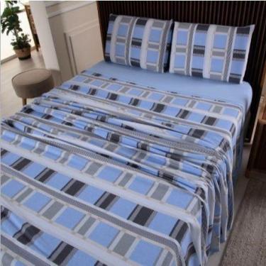 Imagem de Jogo De Lençol Solteiro Malha 100% Algodão Soft 3 Peças - JULIEN ENXOV