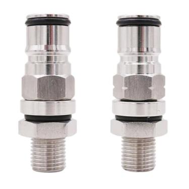 Imagem de Home Brewing Homebrew 19/81.3-45.7 cm Poste de bloqueio de bola com montagem de anteparo de rosca de 1/10.2 cm Novo poste de bloqueio de bola com acessórios de fabricação de anteparo de 0,6 cm (gás