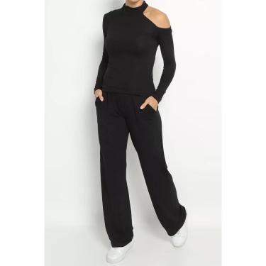 Imagem de Conjunto Maria Paes Calça e Blusa Ombro Vazado-Feminino