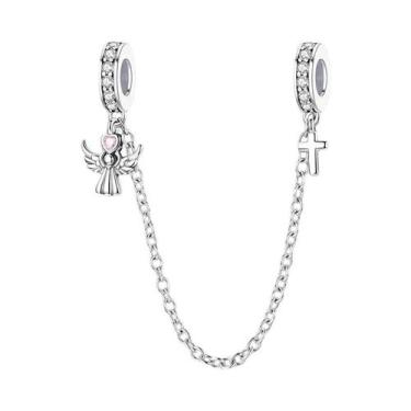 Imagem de Pingente De Cadeado De Segurança Em Prata Esterlina 925 Para Mulheres,